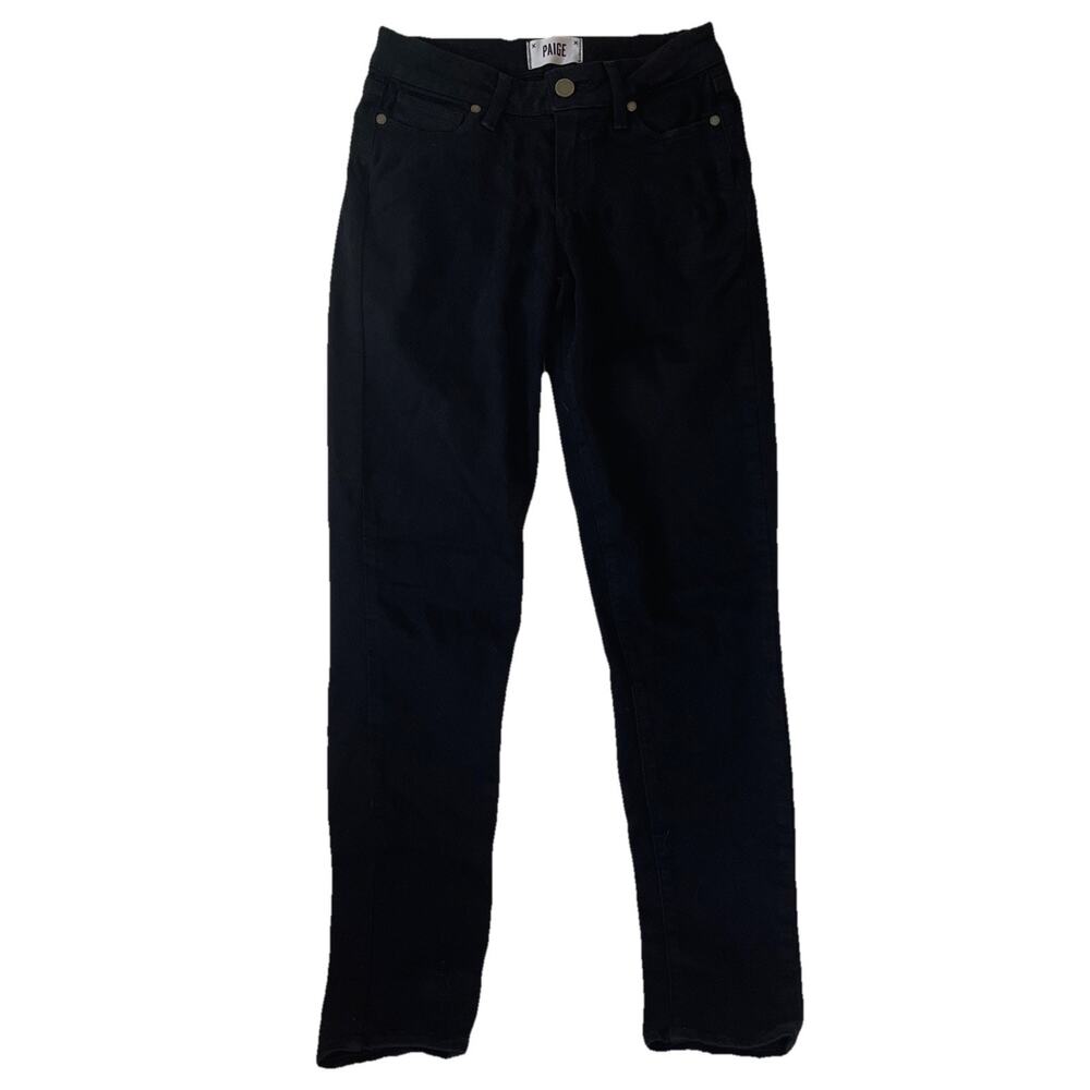 Paige Verdugo Ankle Jeans Ultra Black Size 25